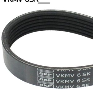 Curea transmisie cu caneluri VW GOLF VI (5K1) 2.0 TDI diesel 170 cai SKF VKMV 6SK842