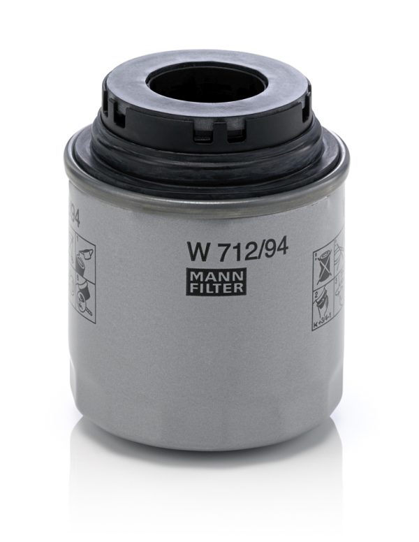Filtru ulei VW GOLF VI (5K1) 1.4 TSI benzina 160 cai MANN-FILTER W 712/94