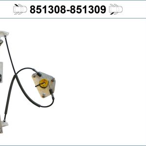 Mecanism actionare geam VW GOLF VII (5G1, BQ1, BE1, BE2) 1.5 TSI benzina 130 cai VALEO 851308