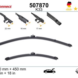 Lamela stergator VW GOLF VII (5G1, BQ1, BE1, BE2) 1.4 TSI benzina 122 cai SWF 507870