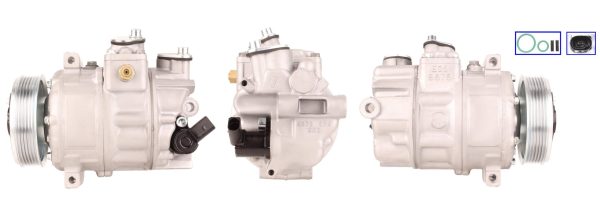 Compresor climatizare VW GOLF VI (5K1) 1.4 TSI benzina 160 cai ELSTOCK 51-0123