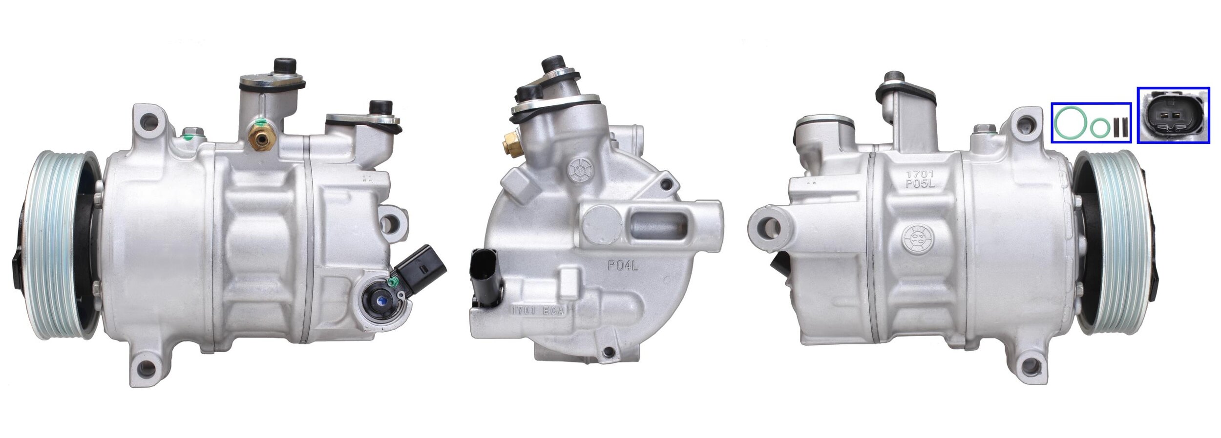 Compresor climatizare VW GOLF SPORTSVAN VII (AM1, AN1) 1.6 TDI diesel 90 cai ELSTOCK 51-1000