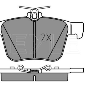 Placute frana VW ARTEON (3H7, 3H8) 2.0 TDI diesel 150 cai MEYLE 025 250 0916/PD