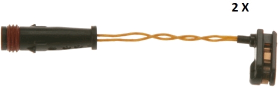 Senzor de avertizare uzura placute de frana VW CRAFTER 30-50 platou / sasiu (2F_) 2.5 TDI diesel 88 cai TRW GIC253