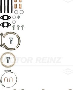 Set montaj turbocompresor VW CRAFTER 30-35 bus (2E_) 2.0 TDI diesel 163 cai VICTOR REINZ 04-10312-01