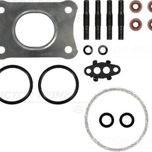 Set montaj turbocompresor VW CADDY IV Autoutilitara/limuzina spatioasa (SAA, SAH) 1.4 TGI CNG Benzina/Gaz metan (GNC) 110 cai VICTOR REINZ 04-10343-01
