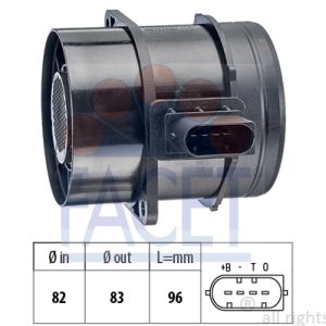 Senzor debit aer VW CRAFTER 30-50 caroserie (2E_) 2.5 TDI diesel 163 cai FACET 10.1359