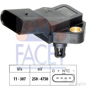 Senzor presiune aer VW GOLF VI Van (5K1_) 2.0 TDi diesel 140 cai FACET 10.3075