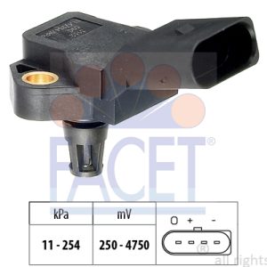 Senzor presiune aer VW GOLF VI Cabriolet (517) 2.0 GTI benzina 211 cai FACET 10.3112