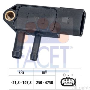 Senzor presiune gaze evacuare VW CRAFTER 30-50 caroserie (2E_) 2.0 TDI diesel 109 cai FACET 10.3266