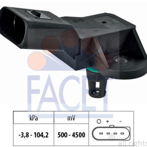 Senzor presiune amplificare frane VW GOLF VI Variant (AJ5) 1.4 TSI benzina 160 cai FACET 10.3280