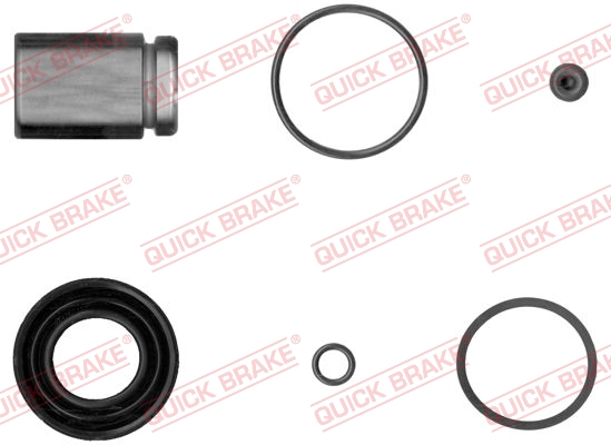 Set reparatie etrier VW GOLF VII (5G1, BQ1, BE1, BE2) 1.2 TSI benzina 105 cai QUICK BRAKE 114-5030