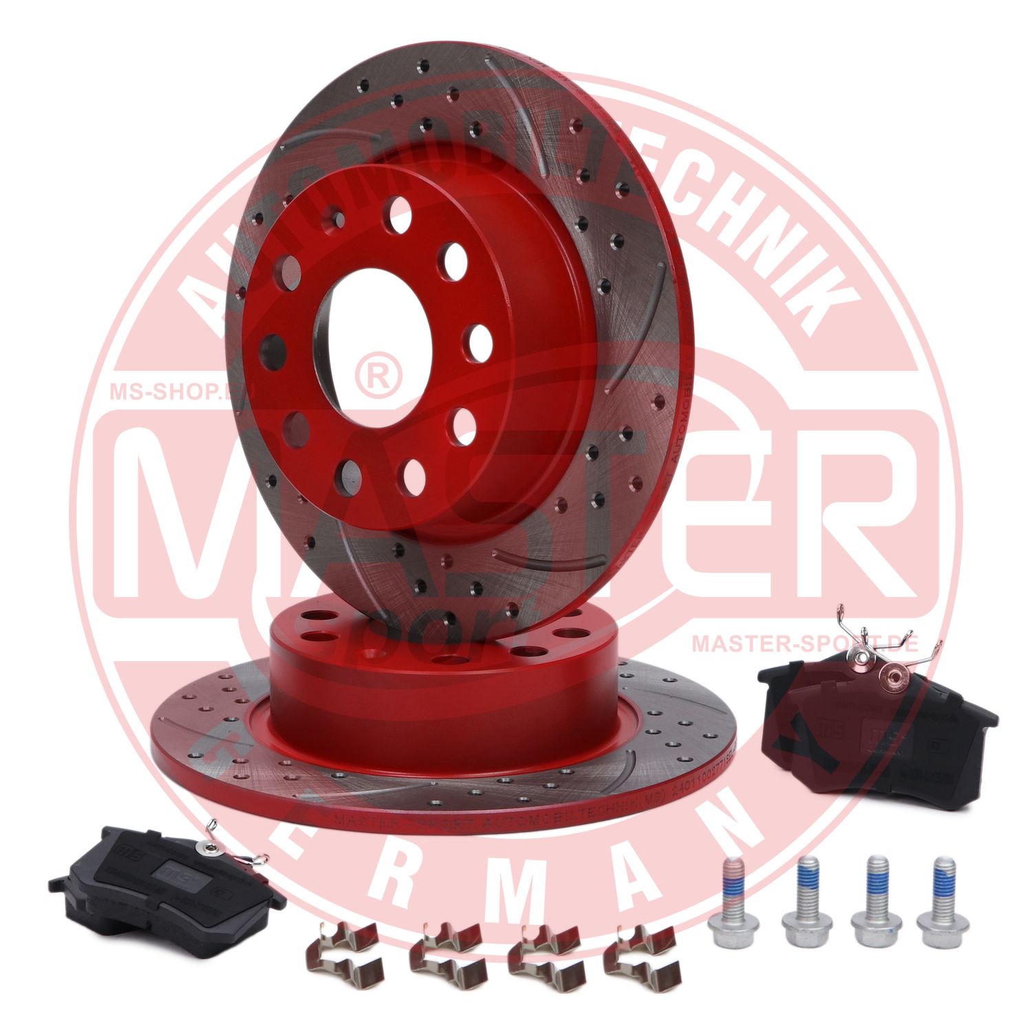 Set frana frana disc VW GOLF VI (5K1) 1.4 TSI benzina 160 cai MASTERSPORT GERMANY 201022770