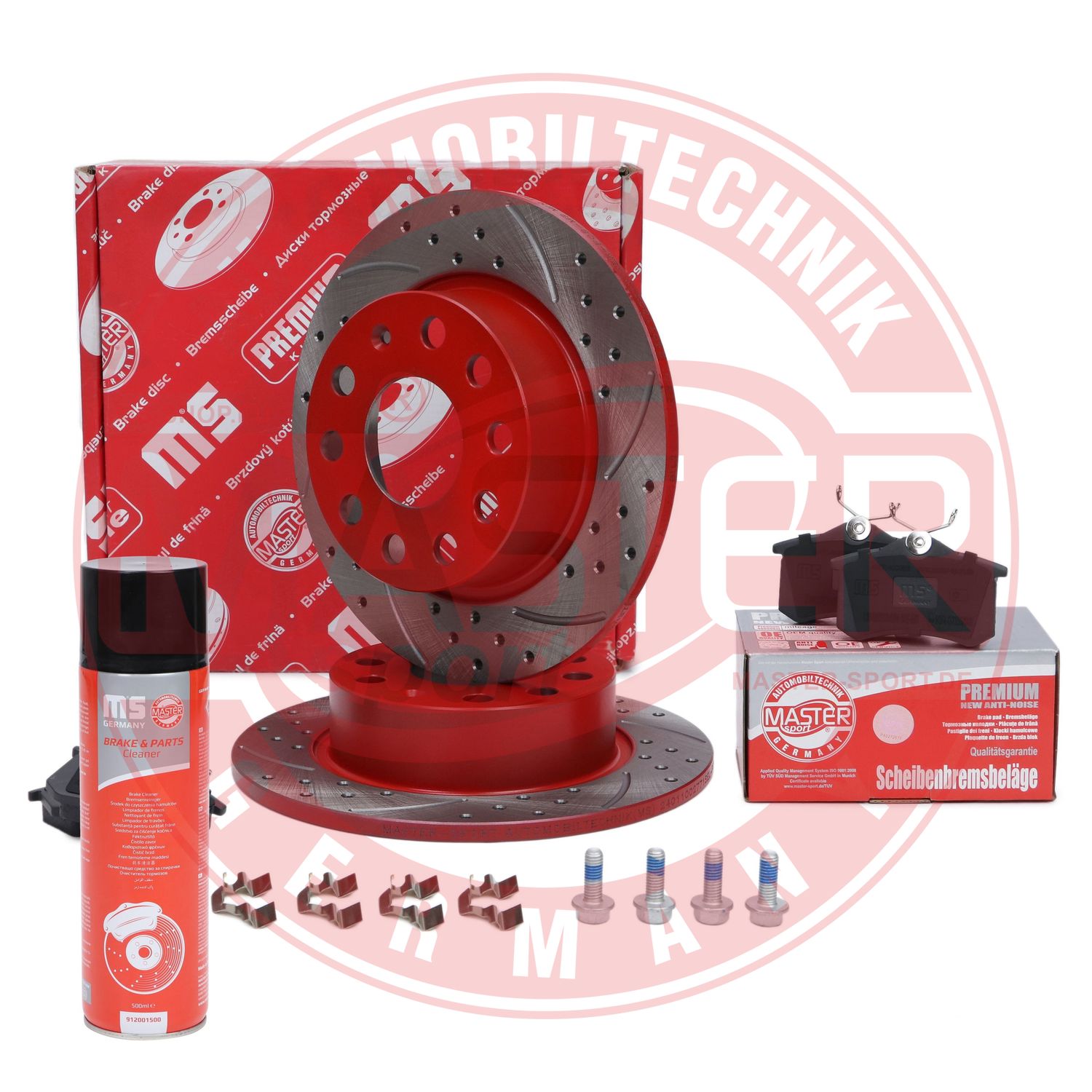 Set frana frana disc VW GOLF VI (5K1) 1.8 TSI benzina 160 cai MASTERSPORT GERMANY 201022770P