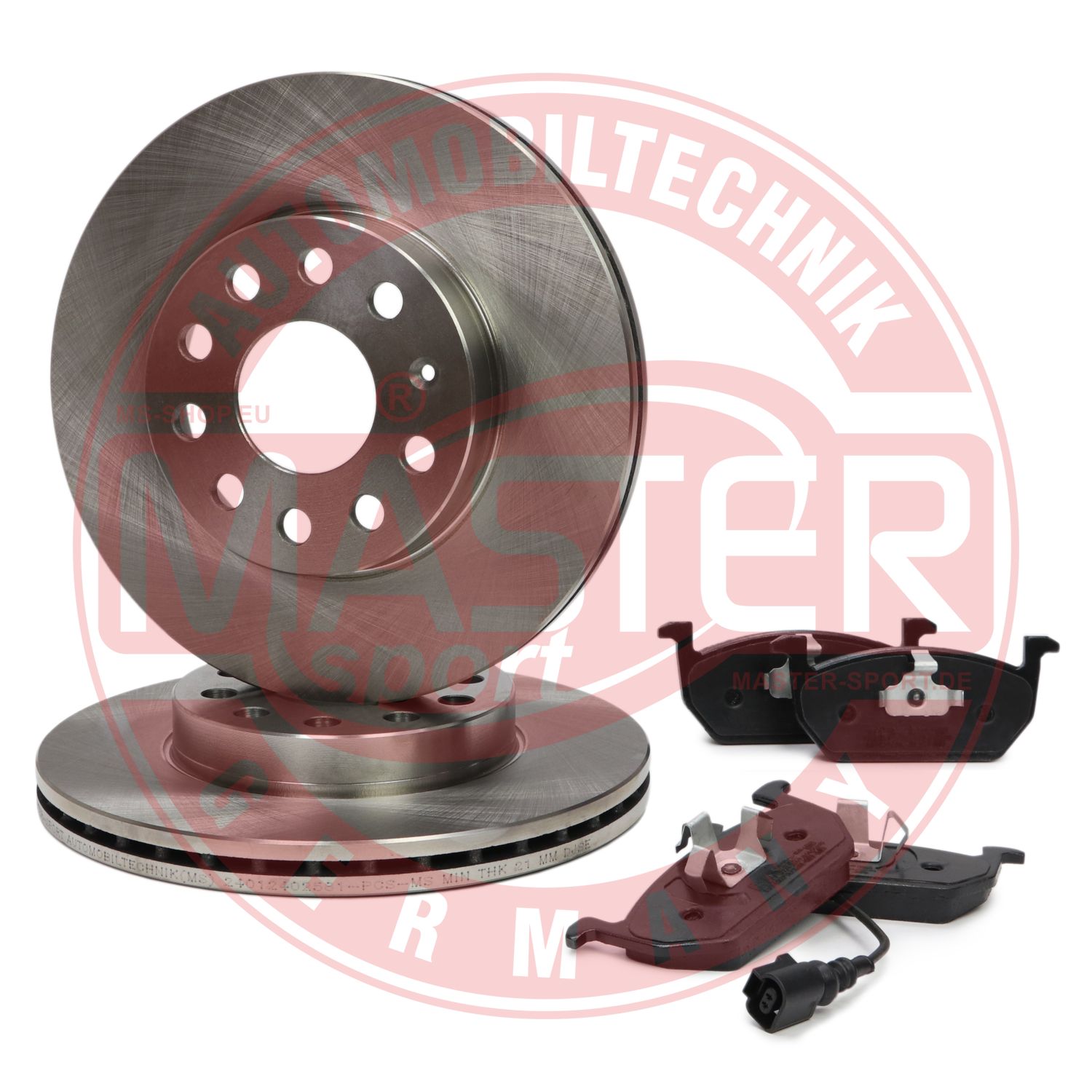 Set frana frana disc VW GOLF VII (5G1, BQ1, BE1, BE2) 2.0 GTI benzina 210 cai MASTERSPORT GERMANY 202402580