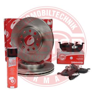 Set frana frana disc VW GOLF VII (5G1, BQ1, BE1, BE2) 1.2 TSI benzina 86 cai MASTERSPORT GERMANY 202402580P