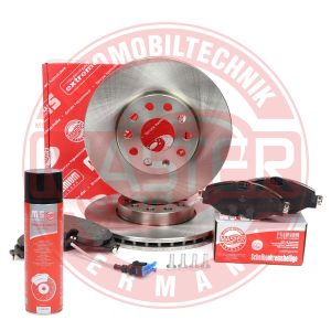 Set frana frana disc VW GOLF VII (5G1, BQ1, BE1, BE2) 1.4 TSI benzina 150 cai MASTERSPORT GERMANY 202501451P