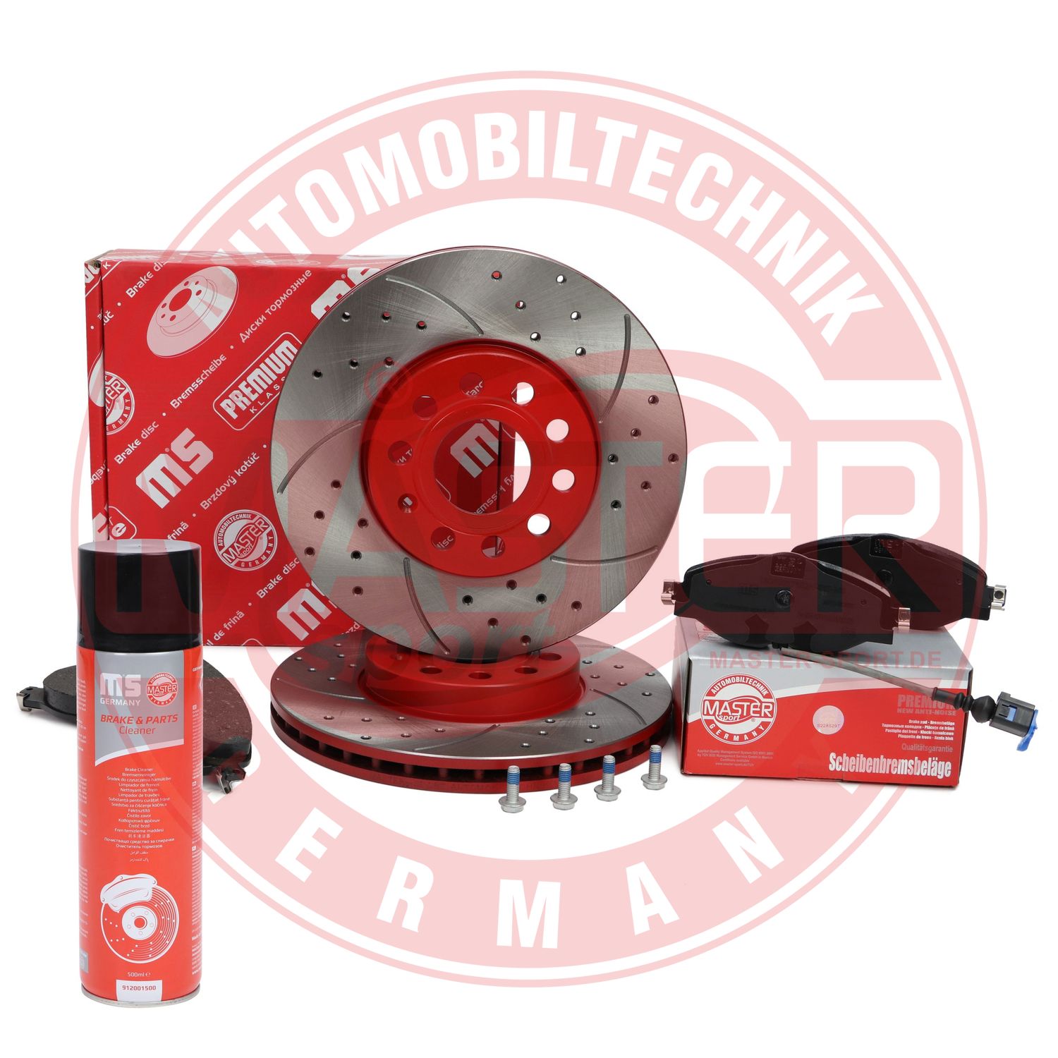 Set frana frana disc VW GOLF VII (5G1, BQ1, BE1, BE2) 1.5 TSI benzina 130 cai MASTERSPORT GERMANY 202521451P