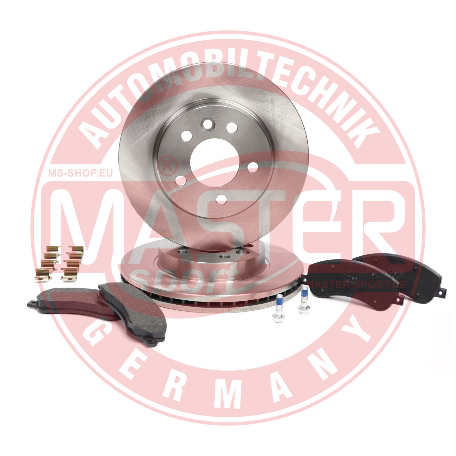 Set frana frana disc VW AMAROK (2HA, 2HB, S1B, S6B, S7A, S7B) 2.0 TDI 4motion diesel 140 cai MASTERSPORT GERMANY 202802510