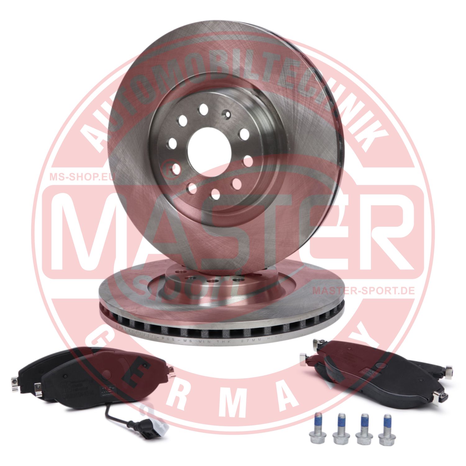 Set frana frana disc VW GOLF VII (5G1, BQ1, BE1, BE2) 2.0 GTI benzina 210 cai MASTERSPORT GERMANY 203002250