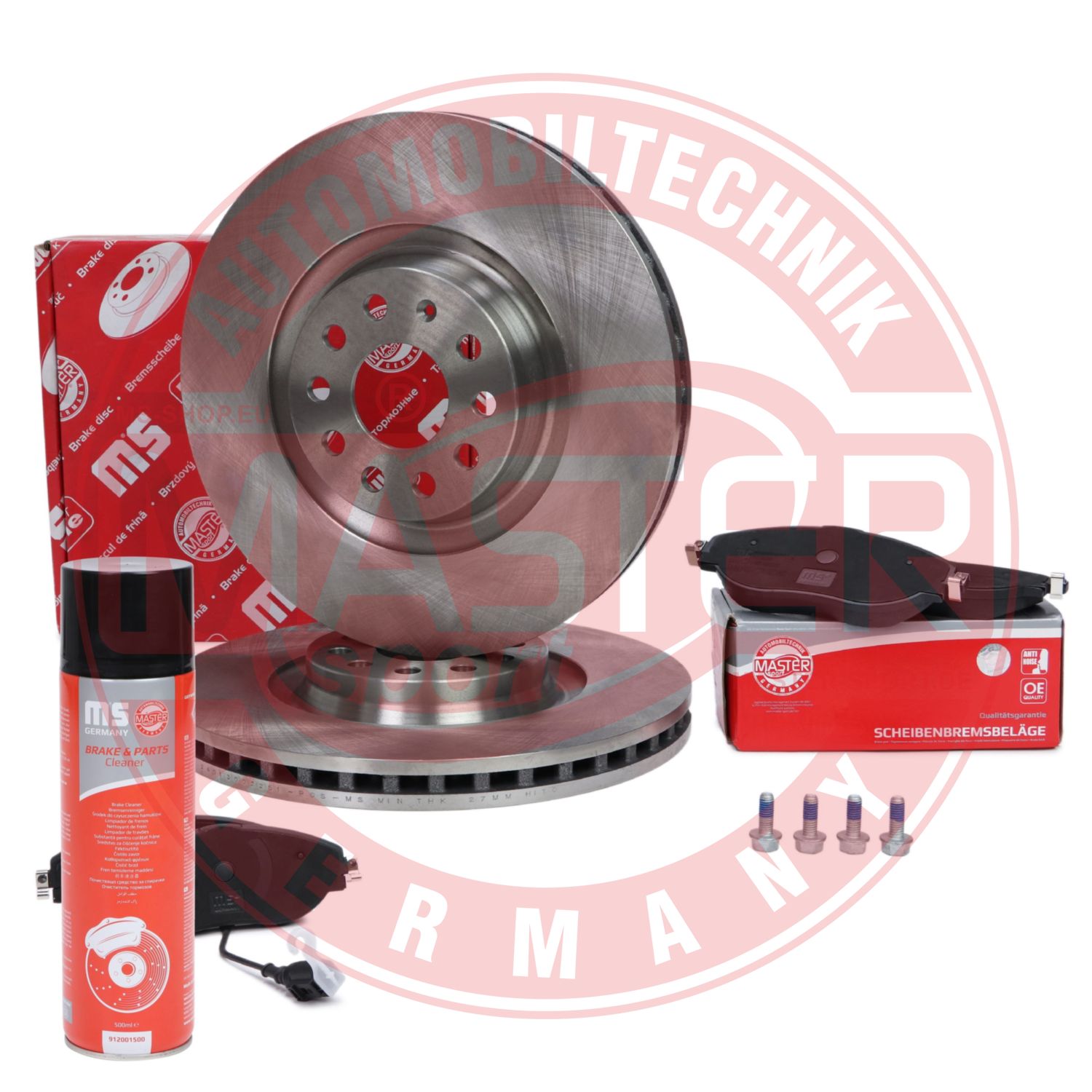 Set frana frana disc VW GOLF VII (5G1, BQ1, BE1, BE2) 1.2 TSI benzina 110 cai MASTERSPORT GERMANY 203002250P