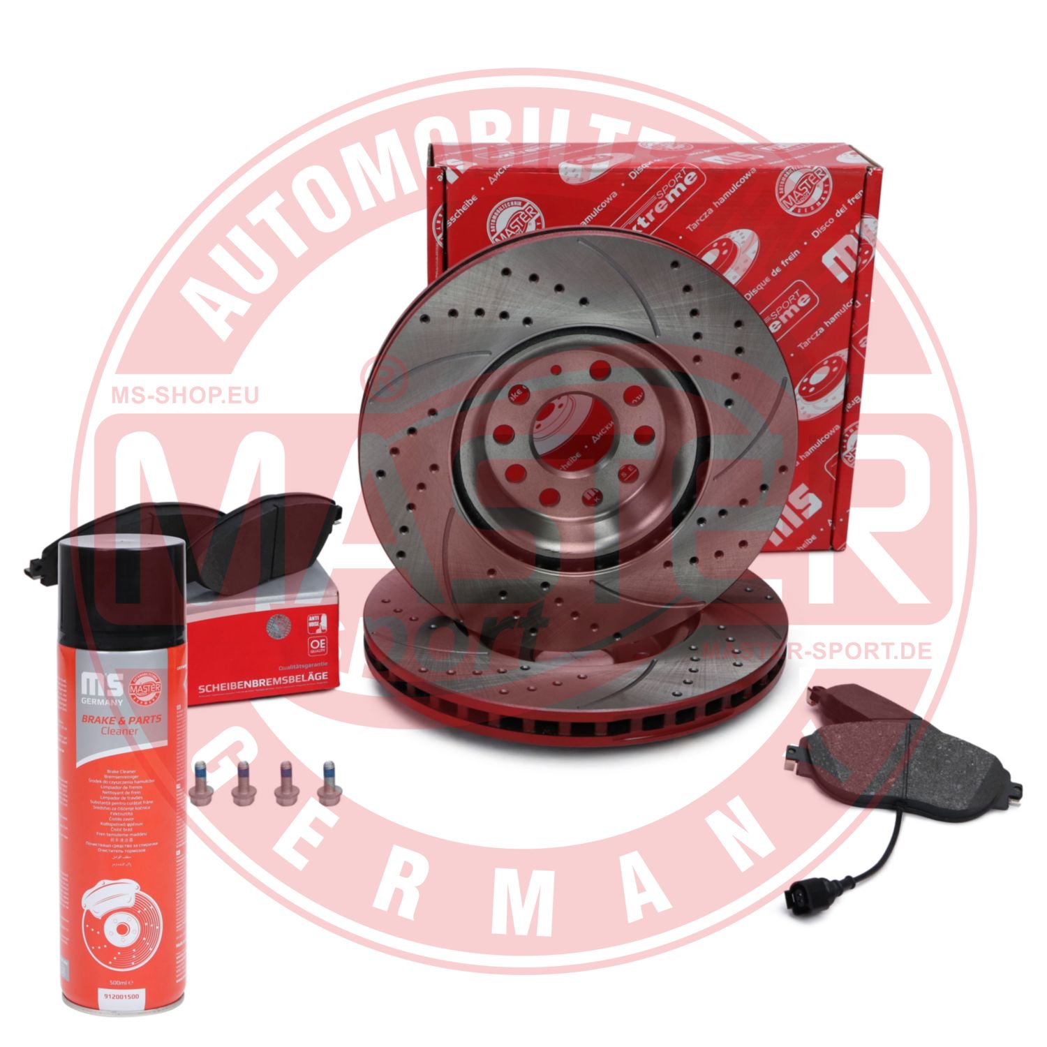 Set frana frana disc VW GOLF VII (5G1, BQ1, BE1, BE2) 2.0 GTI TCR benzina 290 cai MASTERSPORT GERMANY 203022250P