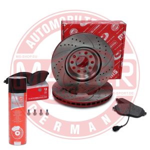 Set frana frana disc VW GOLF VII (5G1, BQ1, BE1, BE2) 2.0 GTI benzina 220 cai MASTERSPORT GERMANY 203022250P