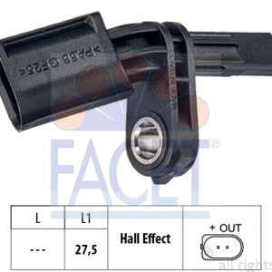 Senzor turatie roata VW CADDY ALLTRACK Autoutilitara/limuzina spatioasa (SAA) 1.2 TSI benzina 84 cai FACET 21.0006