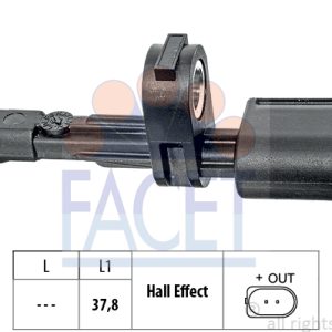 Senzor turatie roata VW GOLF VII (5G1, BQ1, BE1, BE2) 1.0 TSI benzina 115 cai FACET 21.0017