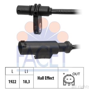 Senzor turatie roata VW CRAFTER 30-50 caroserie (2E_) 2.5 TDI diesel 109 cai FACET 21.0242