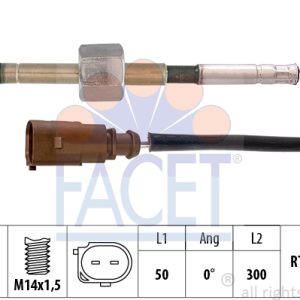 Senzor temperatura gaze evacuare VW CRAFTER 30-50 platou / sasiu (2F_) 2.5 TDI diesel 109 cai FACET 22.0149