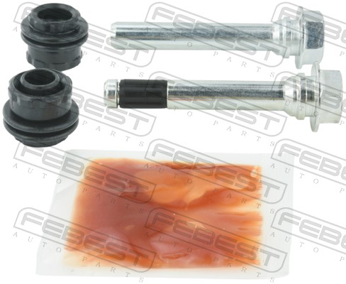 Surub ghidare etrier frana VW CADDY IV Autoutilitara/limuzina spatioasa (SAA, SAH) 1.2 TSI benzina 84 cai FEBEST 2974-DISC4F-KIT