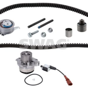 Set pompa apa + curea dintata VW GOLF VI Cabriolet (517) 2.0 TDI diesel 110 cai SWAG 33 11 0491