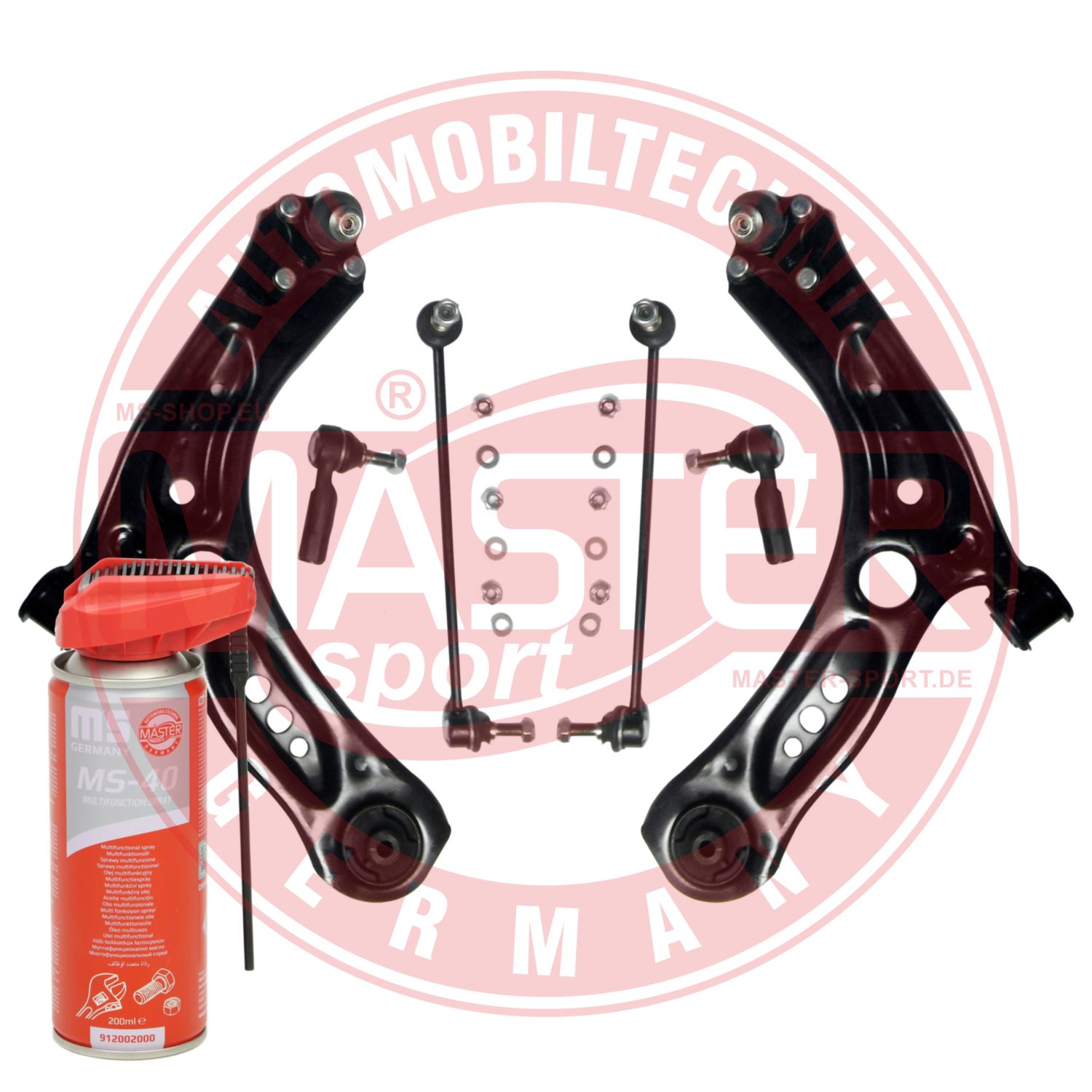 Set suspensie roata VW GOLF VII (5G1, BQ1, BE1, BE2) 2.0 GTI benzina 220 cai MASTERSPORT GERMANY 36891-KIT-MSP