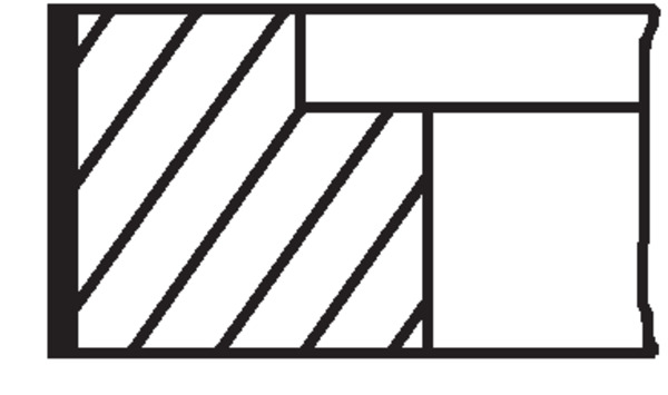 Set segmenti piston VW CRAFTER 30-35 bus (2E_) 2.5 TDI diesel 163 cai MAHLE ORIGINAL 030 48 N1