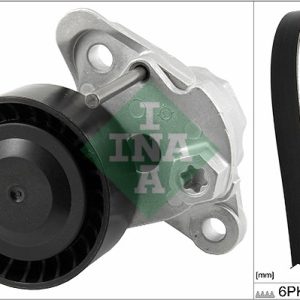 Set curea transmisie cu caneluri VW GOLF SPORTSVAN VII (AM1, AN1) 1.6 benzina 110 cai INA 529 0208 10
