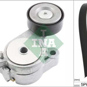 Set curea transmisie cu caneluri VW GOLF VI Variant (AJ5) 1.4 TSI benzina 160 cai INA 529 0340 10