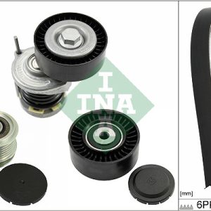 Set curea transmisie cu caneluri VW CRAFTER 30-50 platou / sasiu (2F_) 2.0 TDI diesel 114 cai INA 529 0467 20