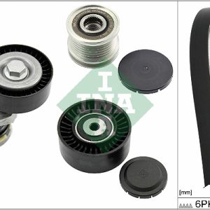 Set curea transmisie cu caneluri VW AMAROK (2HA, 2HB, S1B, S6B, S7A, S7B) 2.0 TDI 4motion diesel 122 cai INA 529 0535 20