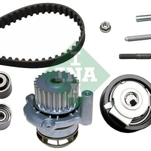 Set pompa apa + curea dintata VW GOLF VI (5K1) 2.0 R 4motion benzina 265 cai INA 530 0445 31