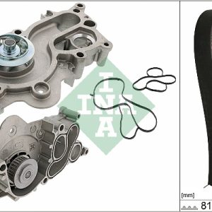 Set pompa apa + curea dintata VW CADDY ALLTRACK Autoutilitara/limuzina spatioasa (SAA) 1.0 TSI benzina 102 cai INA 530 0744 30