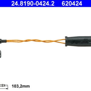 Senzor de avertizare uzura placute de frana VW CRAFTER 30-50 platou / sasiu (2F_) 2.0 TDI diesel 140 cai ATE 24.8190-0424.2