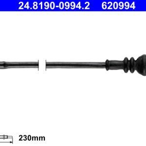 Senzor de avertizare uzura placute de frana VW CRAFTER caroserie (SY_, SX_) 2.0 TDI RWD diesel 122 cai ATE 24.8190-0994.2
