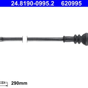 Senzor de avertizare uzura placute de frana VW CRAFTER platou / sasiu (SZ_) 2.0 TDI RWD diesel 122 cai ATE 24.8190-0995.2
