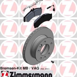 Set frana frana disc VW CRAFTER 30-50 caroserie (2E_) 2.5 TDI diesel 88 cai ZIMMERMANN 640.4312.00
