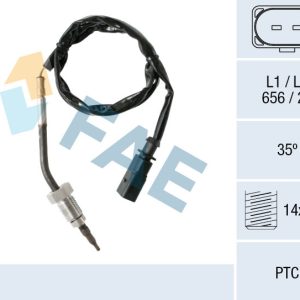 Senzor temperatura gaze evacuare VW GOLF VI (5K1) 2.0 TDI diesel 170 cai FAE 68001