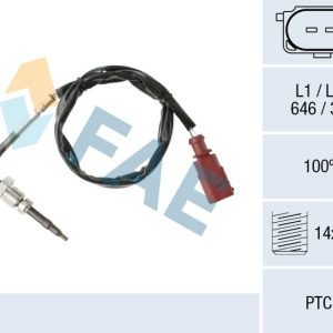 Senzor temperatura gaze evacuare VW GOLF VI Variant (AJ5) 2.0 TDI diesel 136 cai FAE 68002