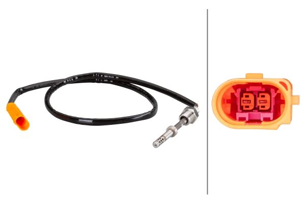 Senzor temperatura gaze evacuare VW GOLF VAN VI Variant (AJ5) 1.6 TDi BlueMotion diesel 105 cai HELLA 6PT 010 376-101