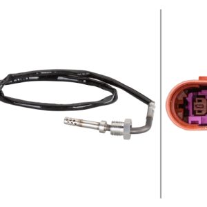 Senzor temperatura gaze evacuare VW GOLF VI Cabriolet (517) 1.6 TDI diesel 105 cai HELLA 6PT 010 376-111