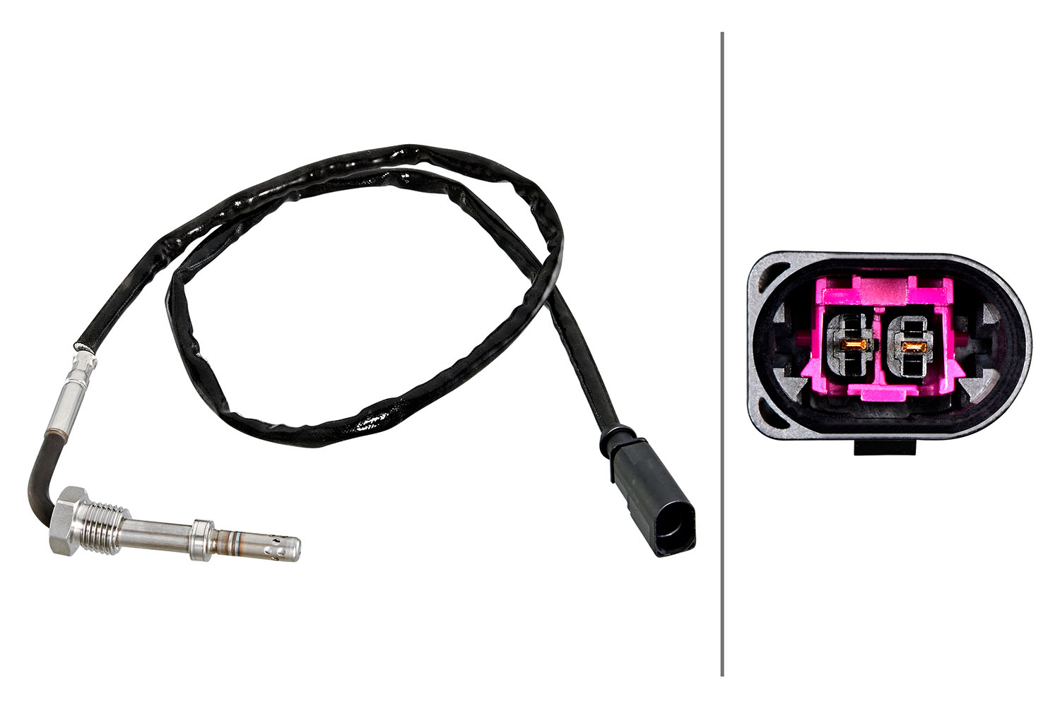 Senzor temperatura gaze evacuare VW GOLF SPORTSVAN VII (AM1, AN1) 1.6 TDI diesel 110 cai HELLA 6PT 358 226-271